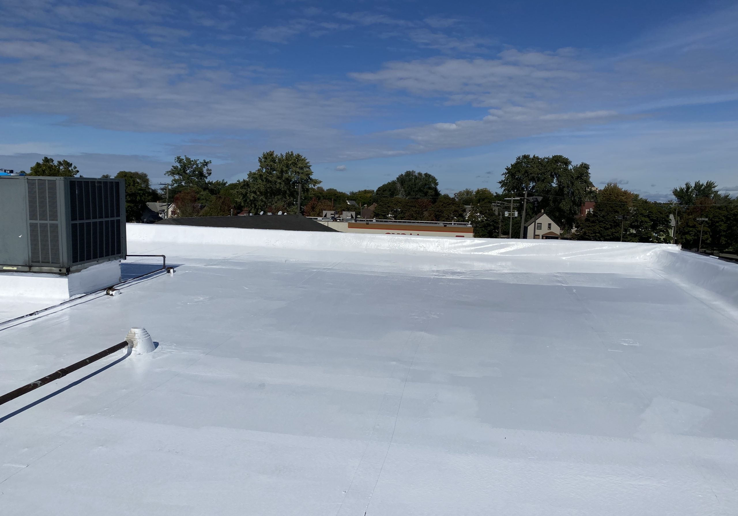 White TPO roof